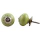 Light Green Painted Ceramic Knob